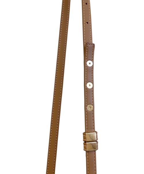 DEMELLIER（デメリエー）DEMELLIER (デメリエー) ミニショルダーバッグ ブラウンの古着・服飾アイテム