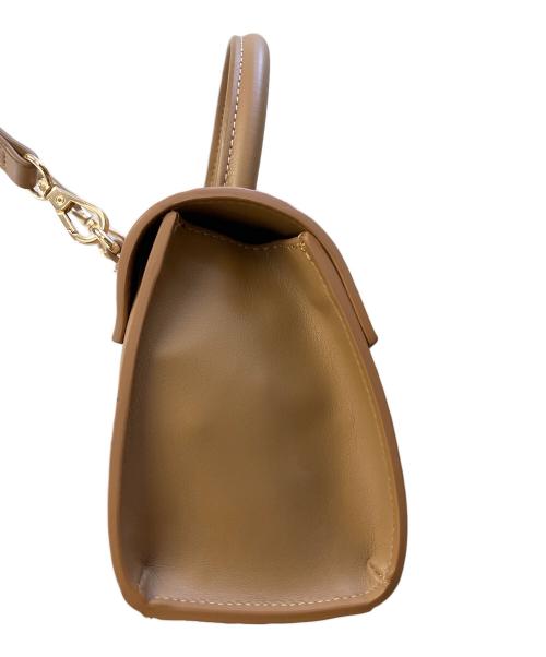 DEMELLIER（デメリエー）DEMELLIER (デメリエー) ミニショルダーバッグ ブラウンの古着・服飾アイテム