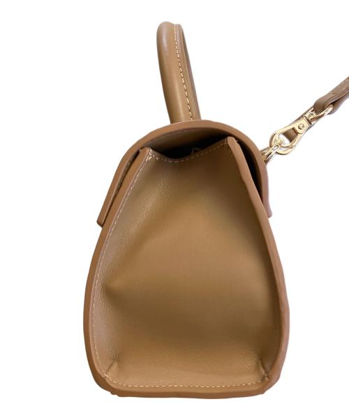 DEMELLIER（デメリエー）DEMELLIER (デメリエー) ミニショルダーバッグ ブラウンの古着・服飾アイテム