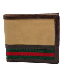 GUCCI（グッチ）の古着「2つ折り財布」｜ベージュ