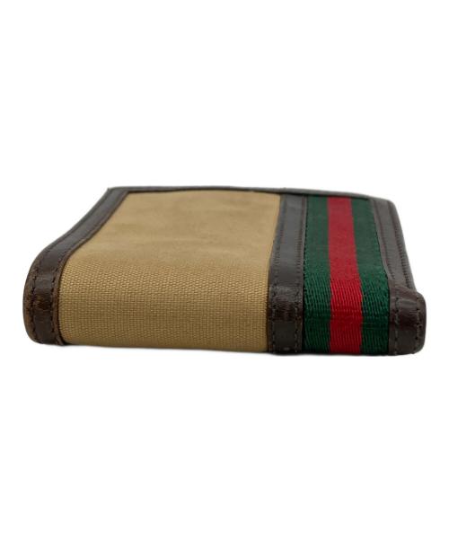 GUCCI（グッチ）GUCCI (グッチ) 2つ折り財布 ベージュの古着・服飾アイテム