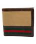 GUCCI（グッチ）の古着「2つ折り財布」｜ベージュ