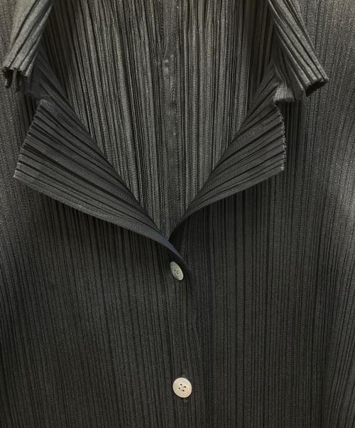 PLEATS PLEASE（プリーツプリーズ）PLEATS PLEASE (プリーツプリーズ) 長袖シャツ ブラック サイズ:3の古着・服飾アイテム