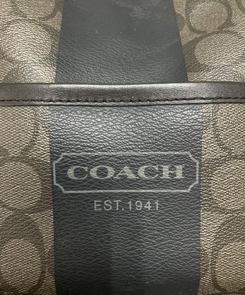 COACH（コーチ）COACH (コーチ) ボストンバッグ グレーの古着・服飾アイテム