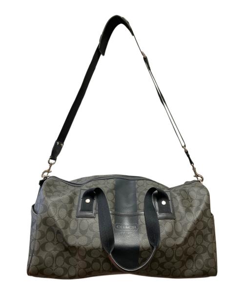 COACH（コーチ）COACH (コーチ) ボストンバッグ グレーの古着・服飾アイテム