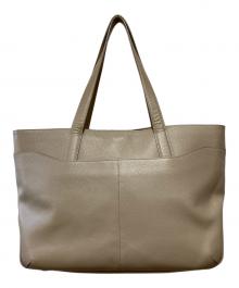 PELLE MORBIDA（ペッレモルビダ）の古着「ハンドバッグ」｜ベージュ