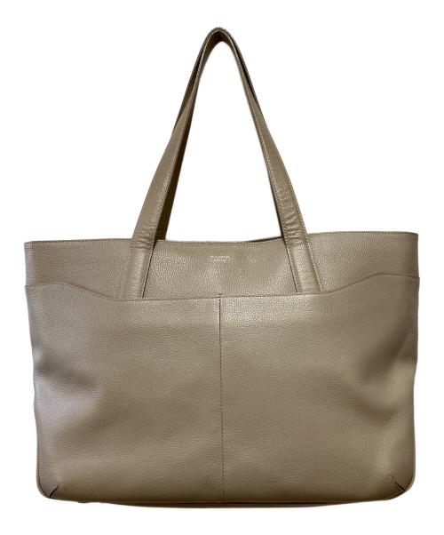 PELLE MORBIDA（ペッレモルビダ）PELLE MORBIDA (ペッレモルビダ) ハンドバッグ ベージュの古着・服飾アイテム