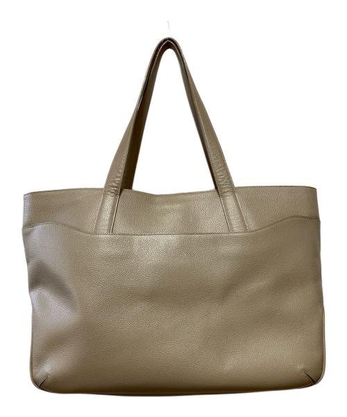 PELLE MORBIDA（ペッレモルビダ）PELLE MORBIDA (ペッレモルビダ) ハンドバッグ ベージュの古着・服飾アイテム