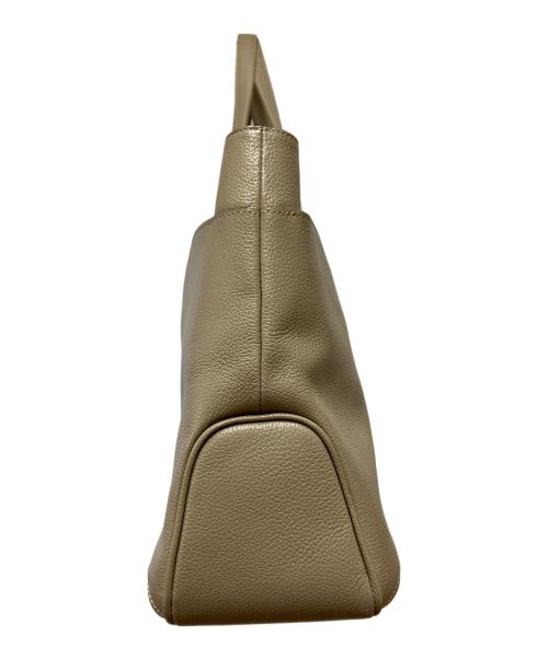 PELLE MORBIDA（ペッレモルビダ）PELLE MORBIDA (ペッレモルビダ) ハンドバッグ ベージュの古着・服飾アイテム