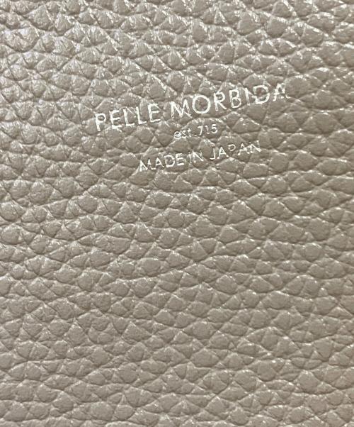 PELLE MORBIDA（ペッレモルビダ）PELLE MORBIDA (ペッレモルビダ) ハンドバッグ ベージュの古着・服飾アイテム