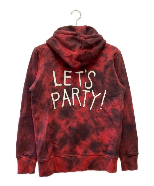 DIESEL（ディーゼル）DIESEL (ディーゼル) ジップパーカー ブラック×レッド サイズ:S 未使用品の古着・服飾アイテム