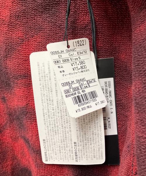 DIESEL（ディーゼル）DIESEL (ディーゼル) ジップパーカー ブラック×レッド サイズ:S 未使用品の古着・服飾アイテム