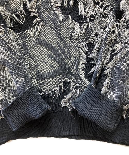 MAISON SPECIAL（メゾンスペシャル）MAISON SPECIAL (メゾンスペシャル) 厚手ニット ブラック×ホワイト サイズ:02の古着・服飾アイテム