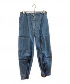 Product Twelveプロダクトトゥエルブ）の古着「Flight Pants denim」｜インディゴ