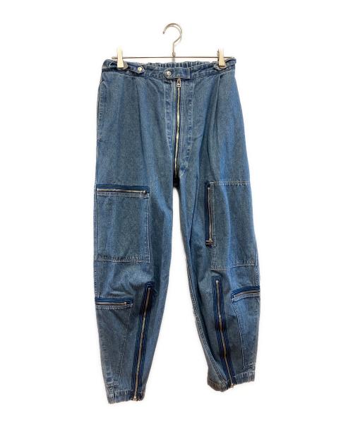 Product Twelve（プロダクトトゥエルブ）product twelve (プロダクトトゥエルブ) Flight Pants denim インディゴ サイズ:2の古着・服飾アイテム
