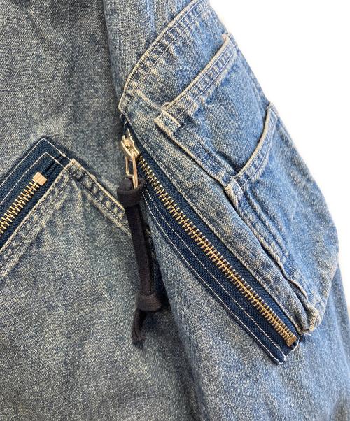 Product Twelve（プロダクトトゥエルブ）Product Twelve (プロダクトトゥエルブ) フライトジャケット インディゴ サイズ:2の古着・服飾アイテム