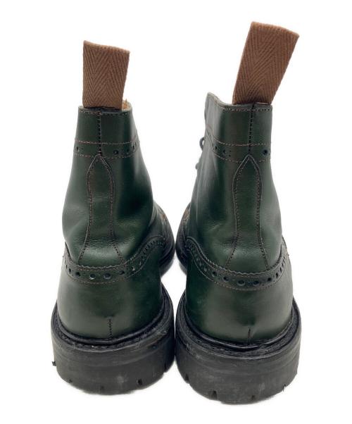 Tricker's（トリッカーズ）Tricker's (トリッカーズ) ウィングチップブーツ グリーン サイズ:9の古着・服飾アイテム