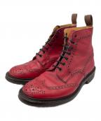 Tricker'sトリッカーズ）の古着「ウィングチップブーツ」｜レッド