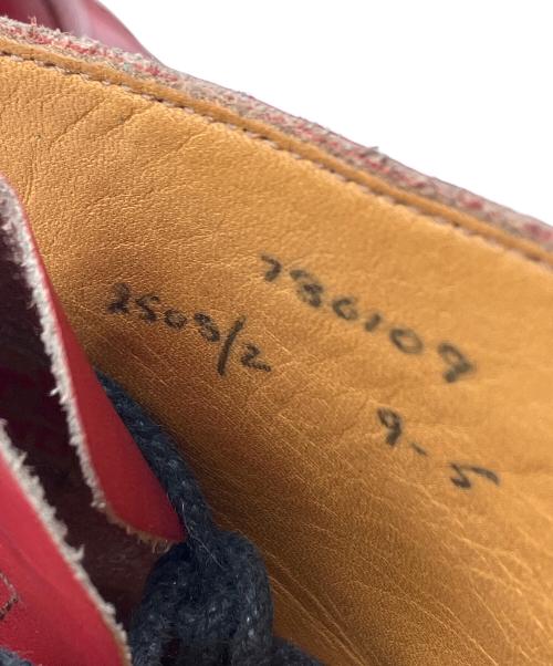 Tricker's（トリッカーズ）Tricker's (トリッカーズ) ウィングチップブーツ レッド サイズ:9の古着・服飾アイテム