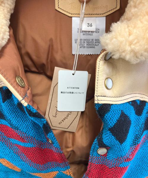 RockyMountainFeatherBed（ロッキーマウンテンフェザーベッド）RockyMountainFeatherBed (ロッキーマウンテンフェザーベッド) ベスト ブルー×マルチカラー サイズ:36の古着・服飾アイテム