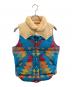 RockyMountainFeatherBed（ロッキーマウンテンフェザーベッド）の古着「ベスト」｜ブルー×マルチカラー