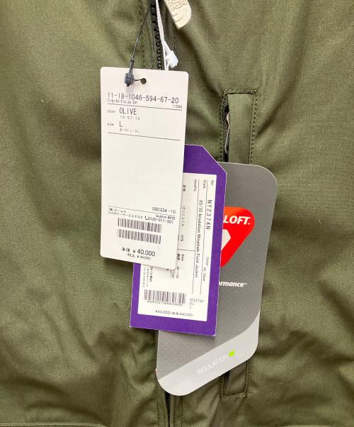 THE NORTHFACE PURPLELABEL（ザ・ノースフェイス パープルレーベル）THE NORTHFACE PURPLELABEL (ザ・ノースフェイス パープルレーベル) 65/35インスレーションマウンテンフィールドジャケット カーキ サイズ:L 未使用品の古着・服飾アイテム