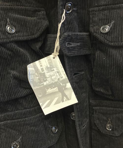 Engineered Garments（エンジニアドガーメンツ）Engineered Garments (エンジニアドガーメンツ) コーデュロイジャケット ブラック サイズ:Sの古着・服飾アイテム