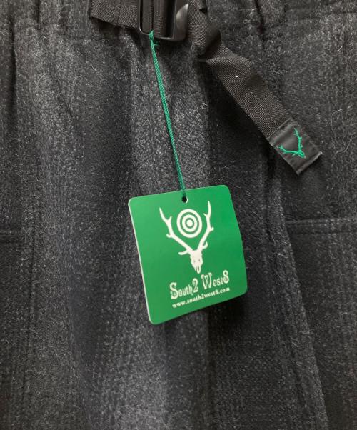 South2 West8（サウスツー ウエストエイト）south2 west8 (サウスツー ウエストエイト) Charcoal (チャコール) ウールパンツ ブラック サイズ:Sの古着・服飾アイテム