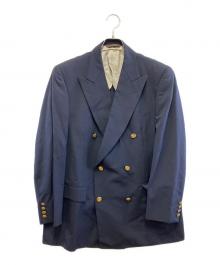 Paul Stuart（ポールスチュアート）の古着「ダブルブレザー」｜ネイビー×ゴールド