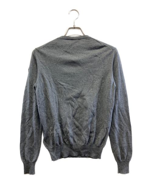MONCLER（モンクレール）MONCLER (モンクレール) 薄手ニット グレー サイズ:Sの古着・服飾アイテム