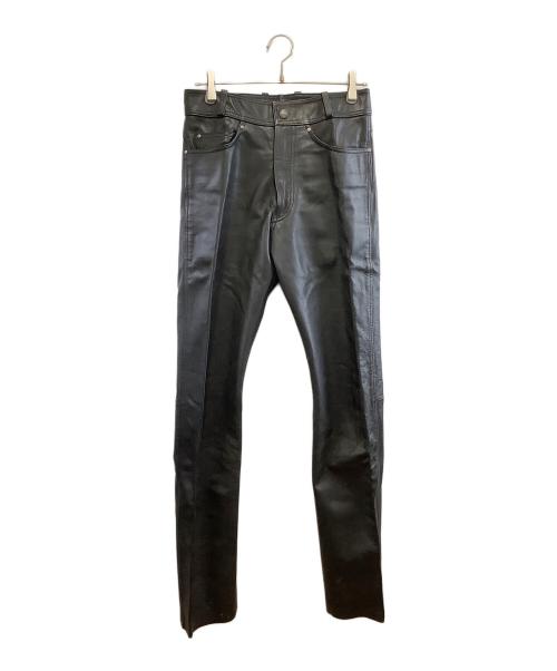 HARLEY-DAVIDSON（ハーレーダビッドソン）HARLEY-DAVIDSON (ハーレーダビッドソン) レザーパンツ ブラック サイズ:30の古着・服飾アイテム