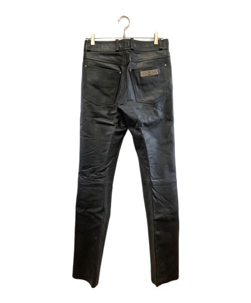 HARLEY-DAVIDSON（ハーレーダビッドソン）HARLEY-DAVIDSON (ハーレーダビッドソン) レザーパンツ ブラック サイズ:30の古着・服飾アイテム
