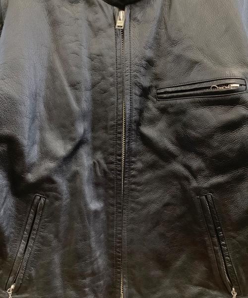 LUCKY STRIKE（ラッキーストライク）LUCKY STRIKE (ラッキーストライク) レザージャケット ブラック サイズ:Mの古着・服飾アイテム