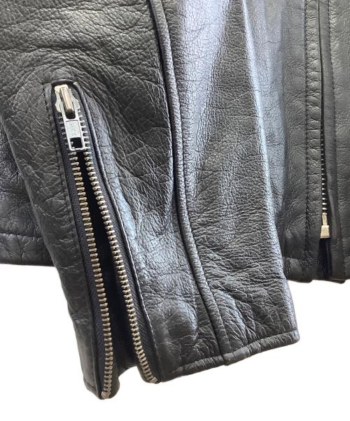 LUCKY STRIKE（ラッキーストライク）LUCKY STRIKE (ラッキーストライク) レザージャケット ブラック サイズ:Mの古着・服飾アイテム