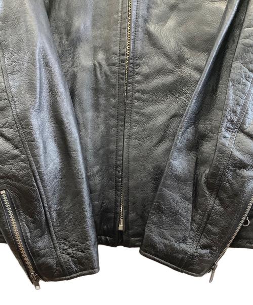 LUCKY STRIKE（ラッキーストライク）LUCKY STRIKE (ラッキーストライク) レザージャケット ブラック サイズ:Mの古着・服飾アイテム