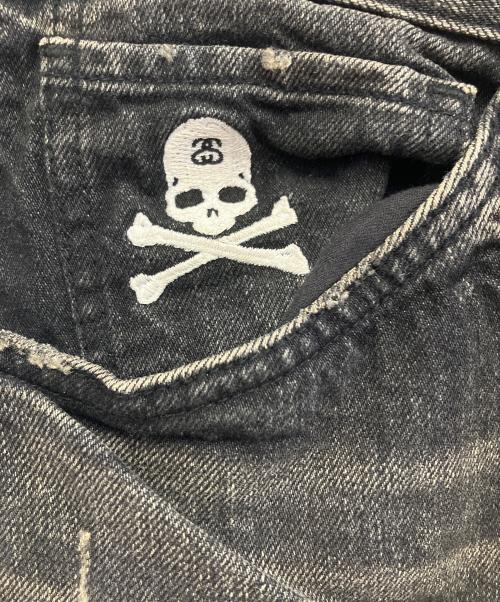 stussy（ステューシー）stussy (ステューシー) Mastermind JAPAN (マスターマインド ジャパン) デニムパンツ ブラック サイズ:36の古着・服飾アイテム