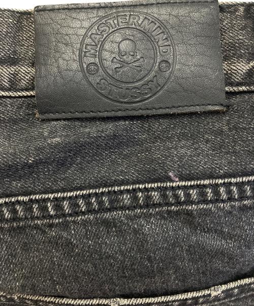 stussy（ステューシー）stussy (ステューシー) Mastermind JAPAN (マスターマインド ジャパン) デニムパンツ ブラック サイズ:36の古着・服飾アイテム