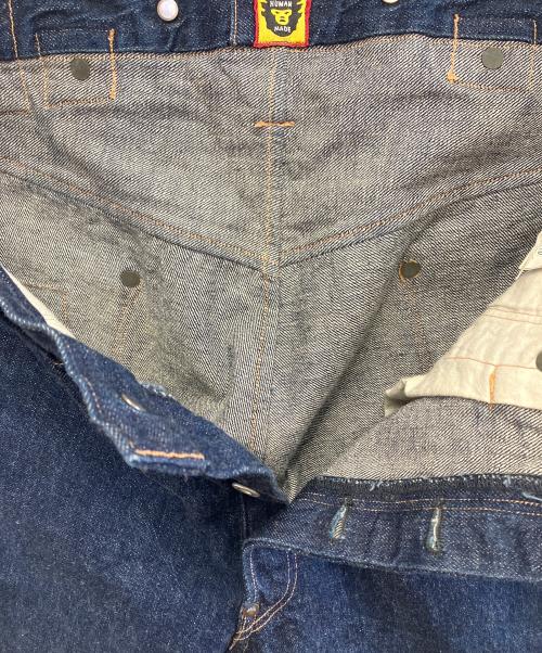 HUMAN MADE（ヒューマンメイド）HUMAN MADE (ヒューマンメイド) デニムパンツ インディゴ サイズ:Mの古着・服飾アイテム