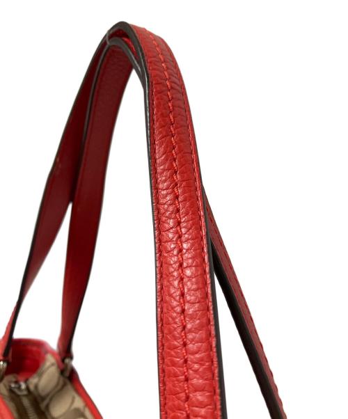 COACH（コーチ）COACH (コーチ) トートバッグ ブラウン×オレンジの古着・服飾アイテム