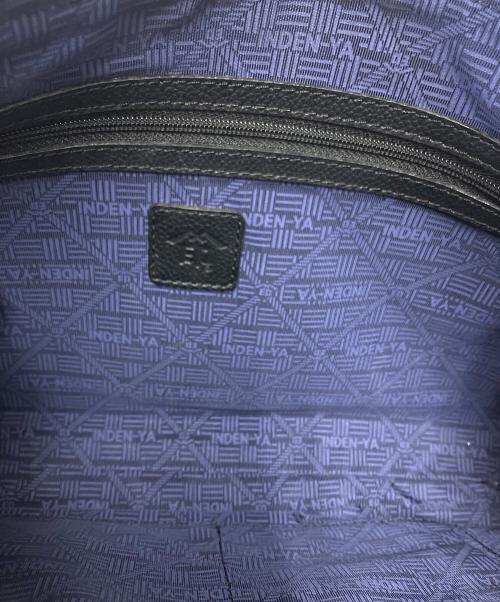 印傳屋（インデンヤ）印傳屋 (インデンヤ) セミショルダーバッグ ブラック×パープルの古着・服飾アイテム