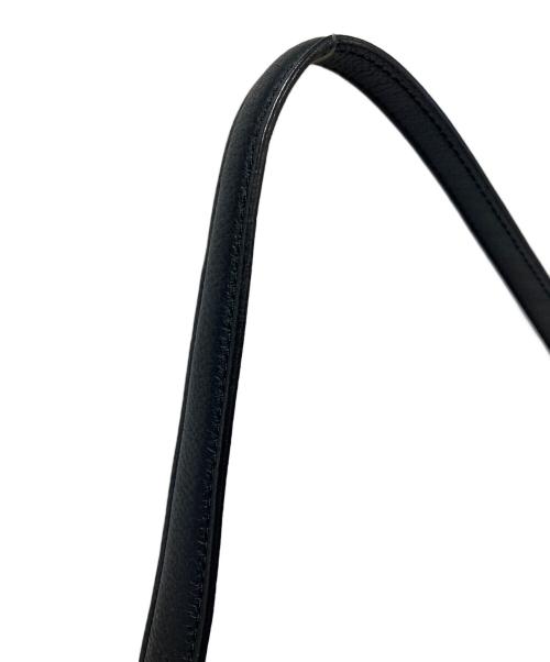 印傳屋（インデンヤ）印傳屋 (インデンヤ) セミショルダーバッグ ブラック×パープルの古着・服飾アイテム