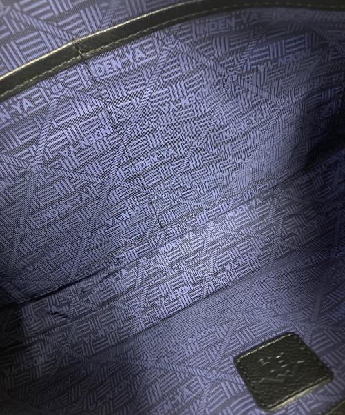 印傳屋（インデンヤ）印傳屋 (インデンヤ) セミショルダーバッグ ブラック×パープルの古着・服飾アイテム