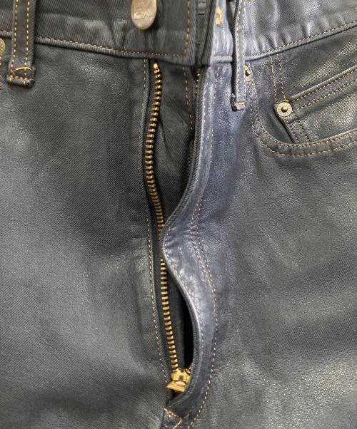 KUSHITANI（クシタニ）KUSHITANI (クシタニ) レザーパンツ ブラック サイズ:W34の古着・服飾アイテム