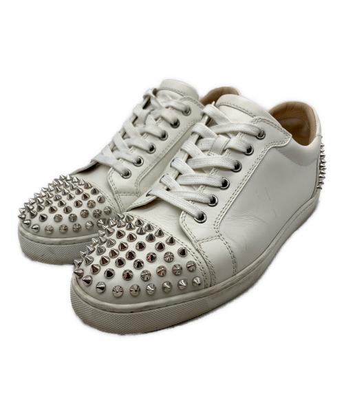 Christian Louboutin（クリスチャン・ルブタン）Christian Louboutin (クリスチャン・ルブタン) ローカットスニーカー ホワイト サイズ:41の古着・服飾アイテム