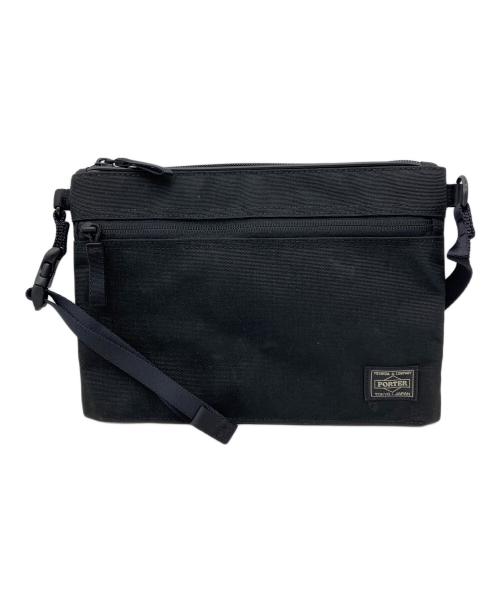 PORTER（ポーター）PORTER (ポーター) ショルダーポーチ ブラックの古着・服飾アイテム