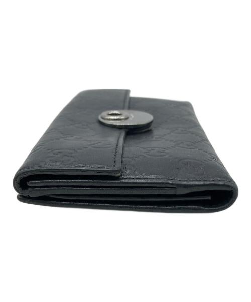 GUCCI（グッチ）GUCCI (グッチ) 長財布 ブラックの古着・服飾アイテム