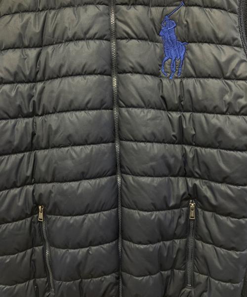 POLO RALPH LAUREN（ポロ・ラルフローレン）POLO RALPH LAUREN (ポロ・ラルフローレン) 中綿ジャケット ブルー×ネイビー サイズ:XLの古着・服飾アイテム
