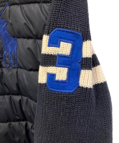 POLO RALPH LAUREN（ポロ・ラルフローレン）POLO RALPH LAUREN (ポロ・ラルフローレン) 中綿ジャケット ブルー×ネイビー サイズ:XLの古着・服飾アイテム