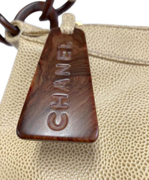 CHANEL（シャネル）CHANEL (シャネル) ワンショルダーバッグ ベージュの古着・服飾アイテム