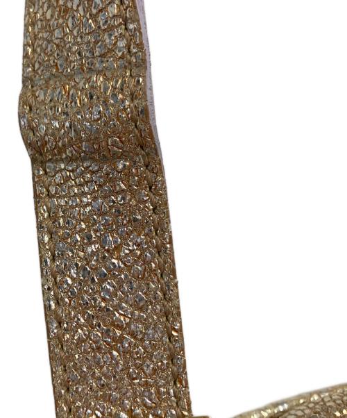 Yves Saint Laurent（イヴサンローラン）Yves Saint Laurent (イヴサンローラン) ショルダーバッグ ゴールドの古着・服飾アイテム